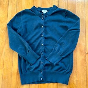 J Crew gray cardigan